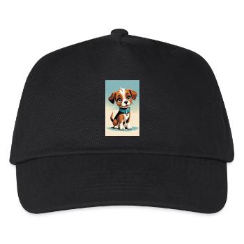 Dog Puppies | Dogs | Puppies | Dog fan - Kids’ Baseball Cap - black - Front