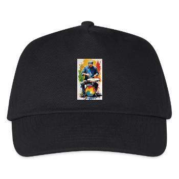 Percussion - Casquette de baseball Enfant - noir - Devant
