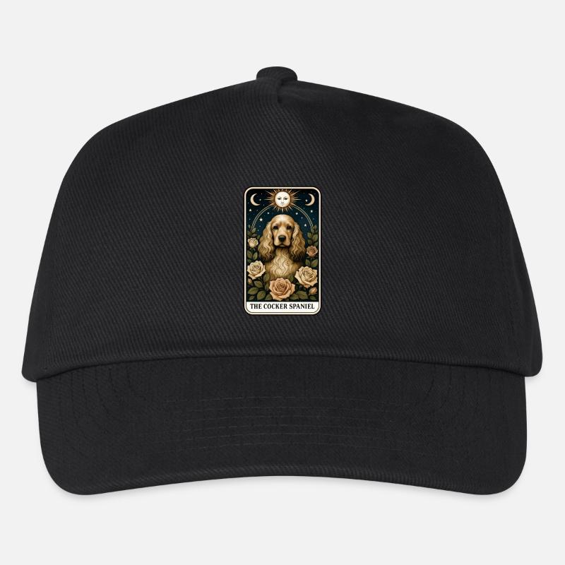 Cocker Spaniel - Kinder Basecap - Schwarz