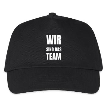 Nous sommes l’équipe - Casquette de baseball Enfant - noir - Devant