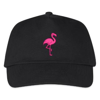 Pink Flamingo - Kids’ Baseball Cap - black - Front