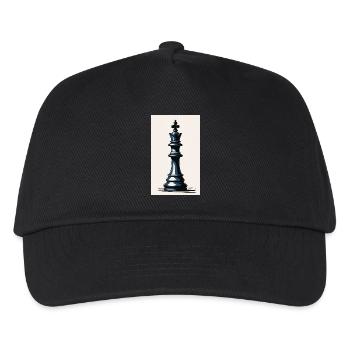 Échecs | Pièce d’échecs | Joueur d’échecs - Casquette de baseball Enfant - noir - Devant
