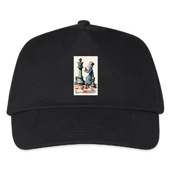 Échecs | Pièce d’échecs | Joueur d’échecs - Casquette de baseball Enfant - noir - Devant