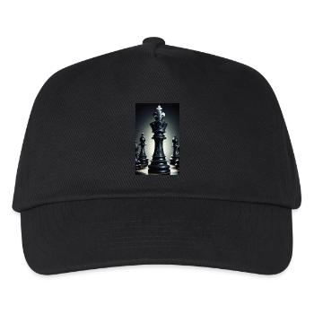 Échecs | Pièce d’échecs | Joueur d’échecs - Casquette de baseball Enfant - noir - Devant