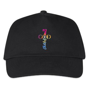ÉGLISE CHRÉTIENS 7 ANS JÉSUS 7E ANNIVERSAIRE - Casquette de baseball Enfant - noir - Devant