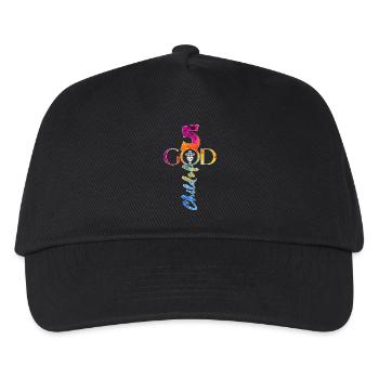 ÉGLISE CHRÉTIENS 5 ANS JÉSUS 5E ANNIVERSAIRE - Casquette de baseball Enfant - noir - Devant