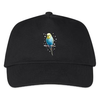 Étoiles de perruche - Casquette de baseball Enfant - noir - Devant