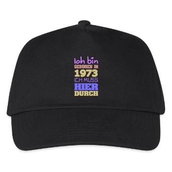 Je suis en 1973 - Casquette de baseball Enfant - noir - Devant