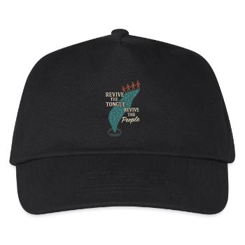 Indigenous Language Revitalization Native Speakers - Kids’ Baseball Cap - black - Front