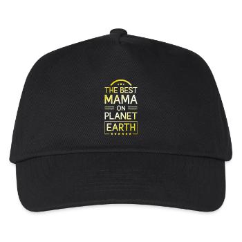 Best Mom Saying Mom Mom - Kids’ Baseball Cap - black - Front