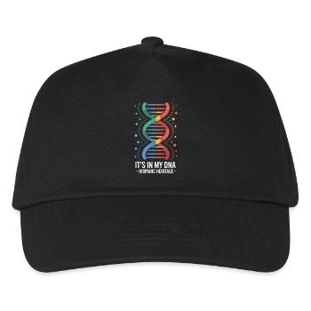 Its In My DNA Hispanic Heritage Pride and Culture - Kids’ Baseball Cap - black - Front