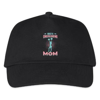 Cheerleading Mom Motivationsdesign - Kinder Basecap - Schwarz - Vorne