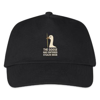 Funny Geese Meme Chaos Honk Certified Silly - Kids’ Baseball Cap - black - Front