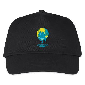 Global Warming Globe - Kids’ Baseball Cap - black - Front