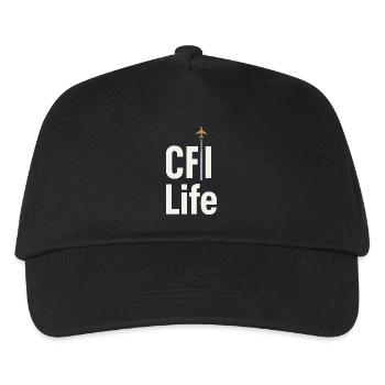 Flight Instructor Cfi Pilot Aviation Instructor - Kids’ Baseball Cap - black - Front