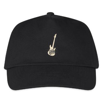 This Dad Rocks Rock Band Guitar Music - Kinder Basecap - Schwarz - Vorne