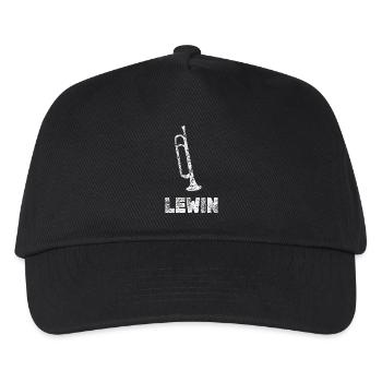 Blasmusik Lewin - Kinder Basecap - Schwarz - Vorne