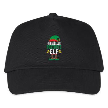 Christmas MAIL CARRIER POSTMAN ELF Funny - Kids’ Baseball Cap - black - Front