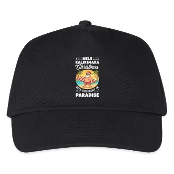 Mele Kalikimaka Hawaiian Christmas - Kids’ Baseball Cap - black - Front