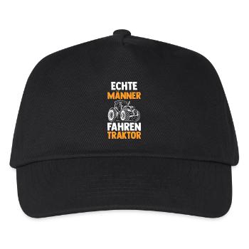 Tractor Farmer Farmer Tractor Driver Tractor - Kids’ Baseball Cap - black - Front