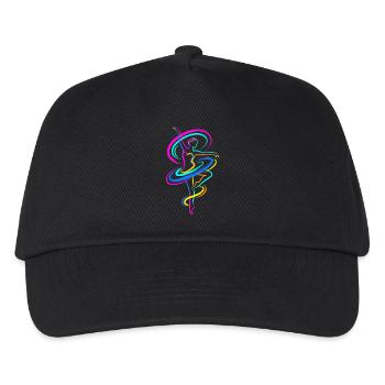 Ballerina - Kinder Basecap - Schwarz - Vorne