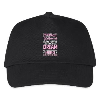 Apothekerin Freundin Heldin Apothekenhelferin - Kinder Basecap - Schwarz - Vorne