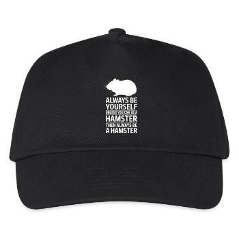 Hamster Sayings Hamster Funny Hamster Gift - Kids’ Baseball Cap - black - Front