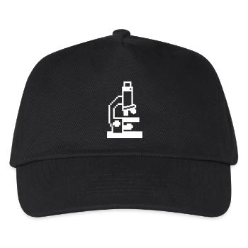 Laboratoire de microscope à pixels 8 bits - Casquette de baseball Enfant - noir - Devant