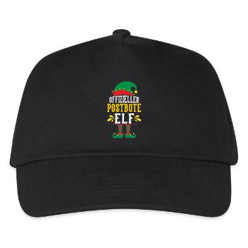 Christmas MAIL CARRIER POSTMAN ELF Funny - Kids’ Baseball Cap - black - Front