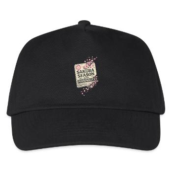 Cherry Blossom Sakura Is My Personality Cherry Blossom - Kids’ Baseball Cap - black - Front