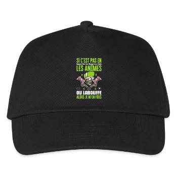 Si C'est Pas En Rapport Avec Les Mangas Jeux Vidéo - Casquette de baseball Enfant - noir - Devant