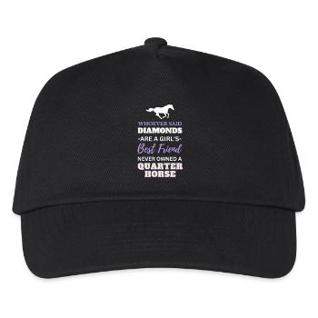 Quarter Horse Friend - Horse Lover & Rider Gift - Kids’ Baseball Cap - black - Front