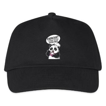 Panda Chef Riz Extra - Casquette de baseball Enfant - noir - Devant