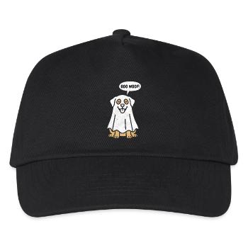 Labrador Boo Woof - Funny Halloween Dog Gift - Kids’ Baseball Cap - black - Front