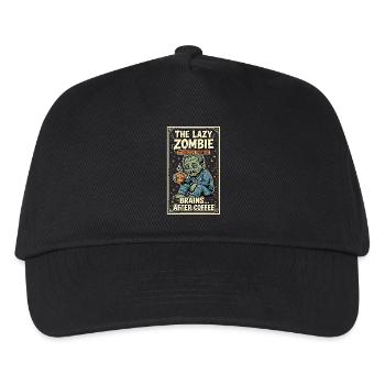 Lazy Zombie Monday Coffee Humor - Kids’ Baseball Cap - black - Front