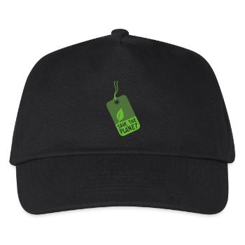 etikett_stp - Casquette de baseball Enfant - noir - Devant