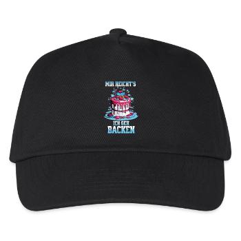 Baking Baker Baking Queen Baking Fairy Cake Cake - Kids’ Baseball Cap - black - Front