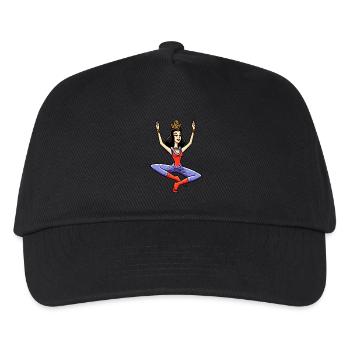Prinzessin Yogi - Kinder Basecap - Schwarz - Vorne