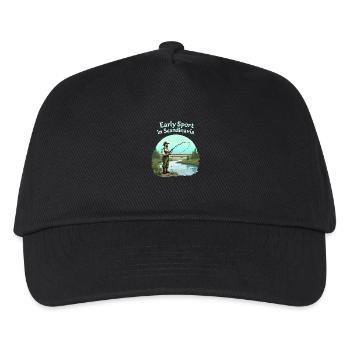 Pêche en Scandinavie - Casquette de baseball Enfant - noir - Devant