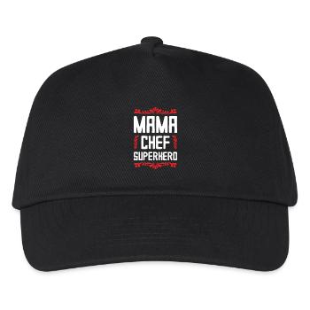 Mom Superhero Mom - Kids’ Baseball Cap - black - Front