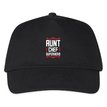 Aunt superhero - Kids’ Baseball Cap - black - Front
