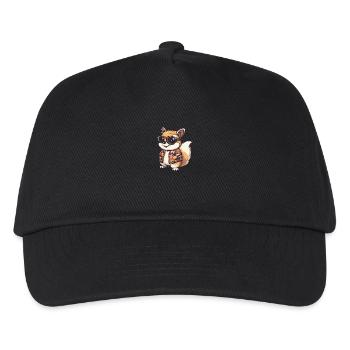 Squirrel Comic Holiday - Casquette de baseball Enfant - noir - Devant