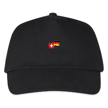 Switzerland Germany Flag German Swiss - Kids’ Baseball Cap - black - Front