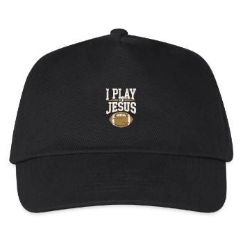 Faith Christianity American Football Kickoff 2025 - Kids’ Baseball Cap - black - Front