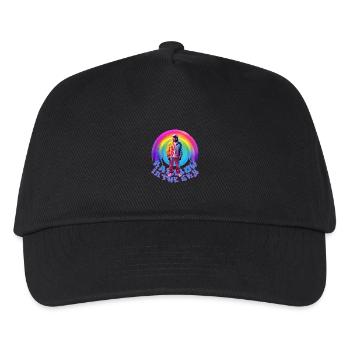 Arc-en-ciel - Casquette de baseball Enfant - noir - Devant