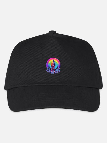 Rainbow - Kids’ Baseball Cap - black