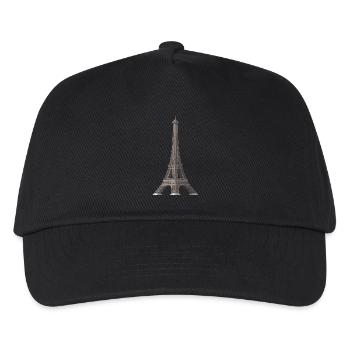 Eiffel Tower - Kinder Basecap - Schwarz - Vorne