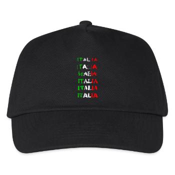 italia - Kinder Basecap - Schwarz - Vorne