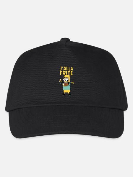 J'ai la frite / VPC - Casquette de baseball Enfant - noir