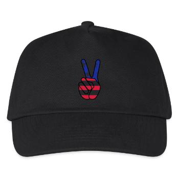 USA Victoire - Casquette de baseball Enfant - noir - Devant